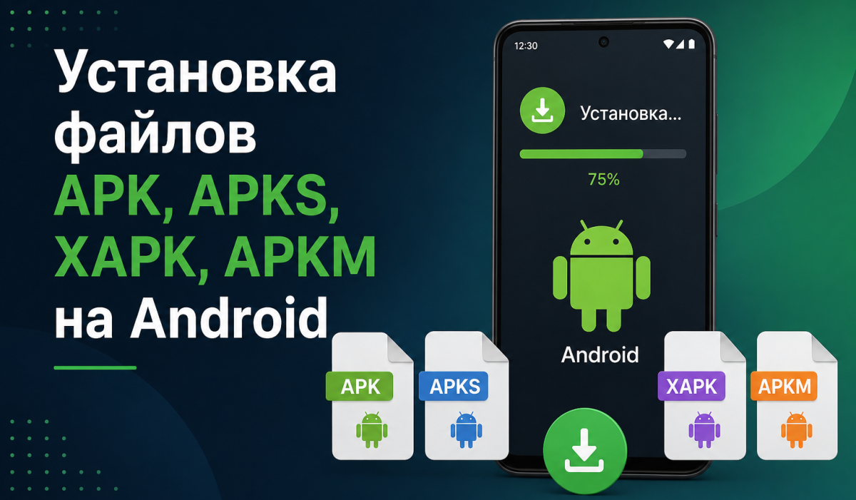 Установка файлов APK, APKS, XAPK, APKM на Android Скриншот 1