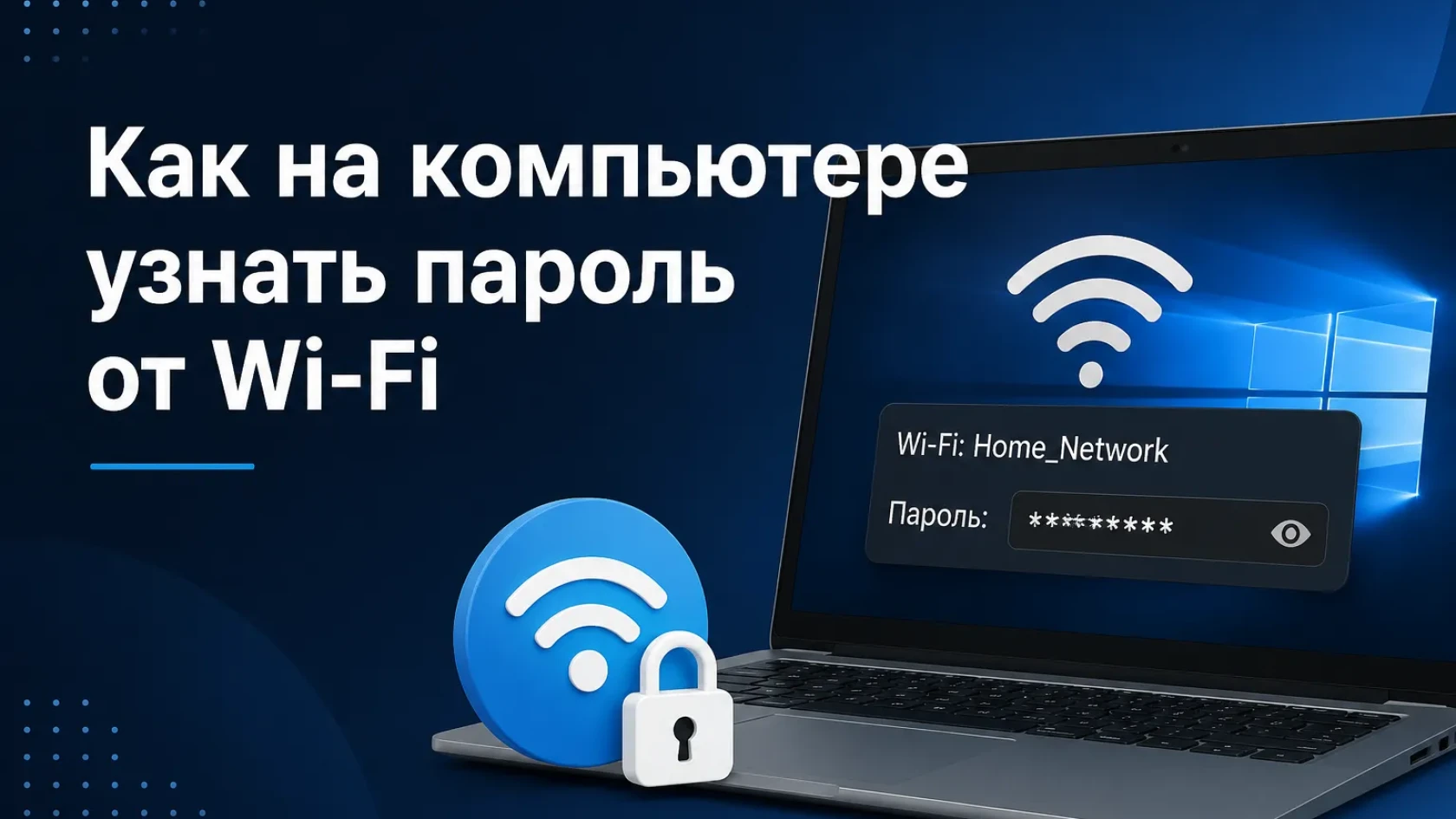 Как на компьютере узнать пароль от Wi-Fi Скриншот 1