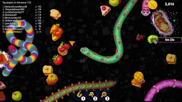 Worms Zone .io - Hungry Snake Скриншот 1