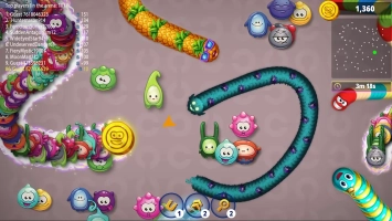 Worms Zone .io - Hungry Snake Скриншот 4