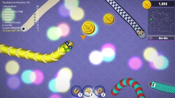 Worms Zone .io - Hungry Snake Скриншот 6