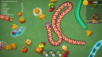 Worms Zone .io - Hungry Snake Скриншот 8