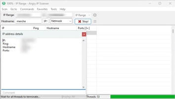 Angry IP Scanner Скриншот 2