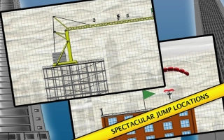 Stickman Base Jumper Скриншот 2