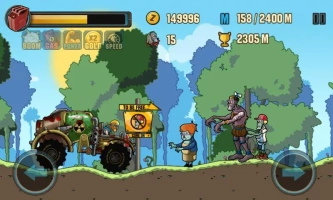 Zombie Road Racing Скриншот 1