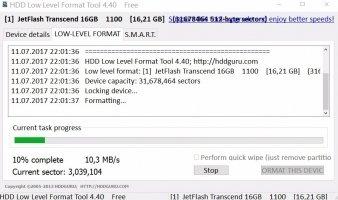 HDD Low Level Format Tool Скриншот 4