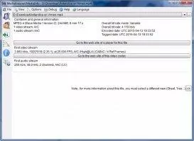 MediaInfo Скриншот 1