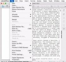 LibreOffice Скриншот 1